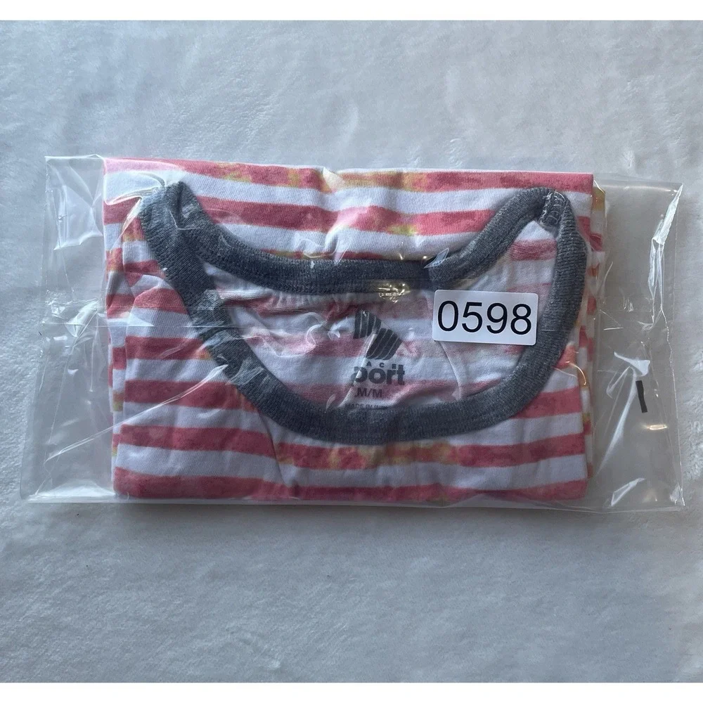 Children's Place Sport M 7/8 Boys Striped Tank‎ Red White Summer Fourth Of July